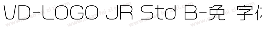 VD-LOGO JR Std B字体转换